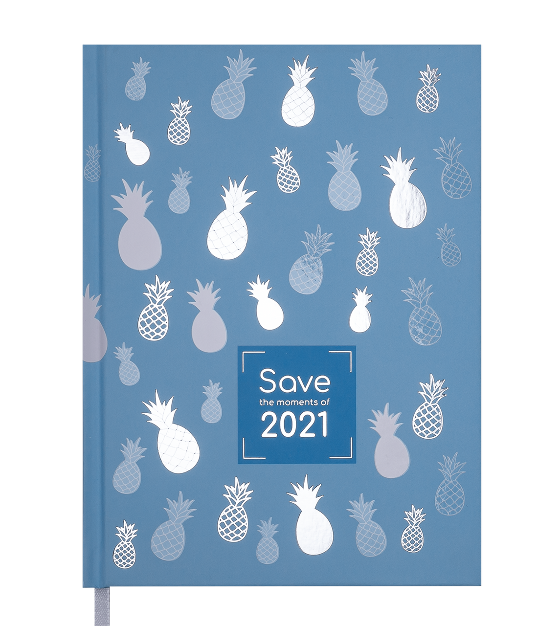 Щоденник датир. 2021 SAVE, A5, блакитний