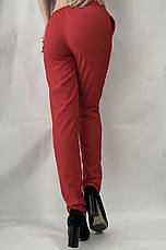 Літні штани (супер софт, діагональка), No19 червоний, фото 3