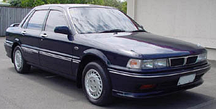 Ветровики Mitsubishi Galant VI Sd 1988-1992 VL Tuning