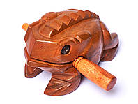 Жаба Гуіро дерев'яна грошова жаба довжина 19см