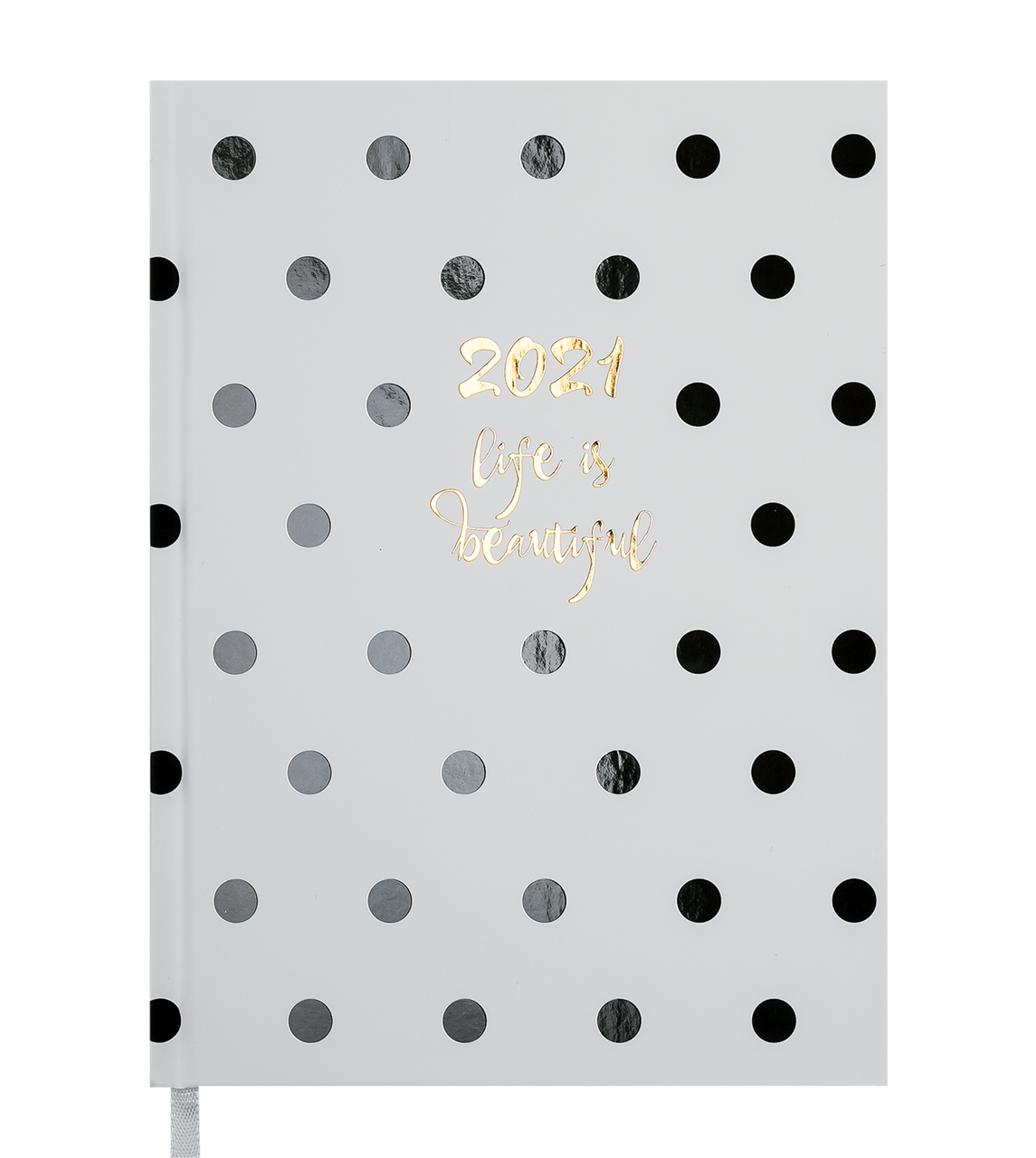 Щоденник датир. 2021 ELEGANT, A5, білий