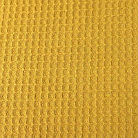 Вафельна тканина гірчично-жовта Туреччина 851