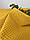 Вафельна тканина гірчично-жовта Туреччина 851, фото 5