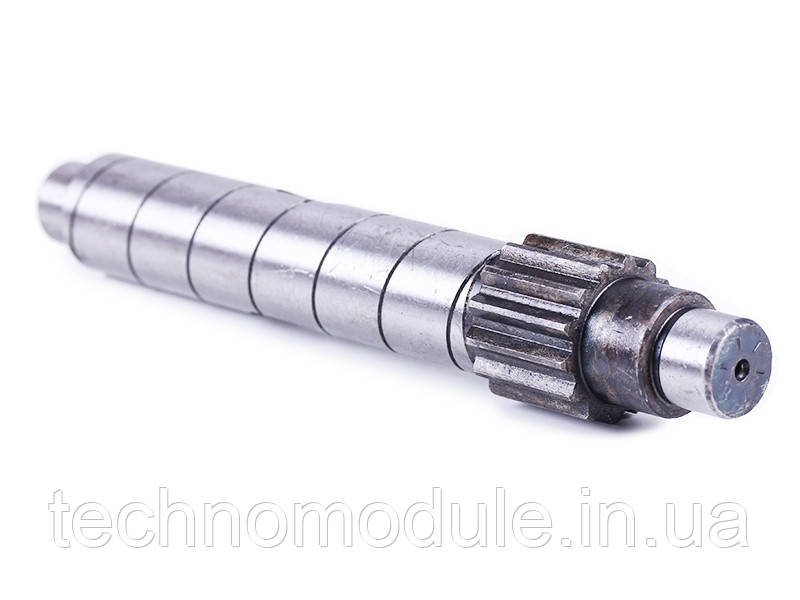 Вал диференціала L-205mm Z-14 мототрактора DW150-160/Zubr/Forte/Скаут