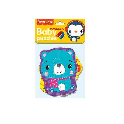 Магнітні пазли бебі Vladi Toys Ведмідь і пінгвін, VT3208-15, фото 1
