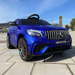 Дитячий електромобіль Джип Mercedes-Benz GLC 63S Coupe, Шкіряне сидіння