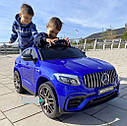 Дитячий електромобіль Джип Mercedes-Benz GLC 63S Coupe, Шкіряне сидіння, фото 2