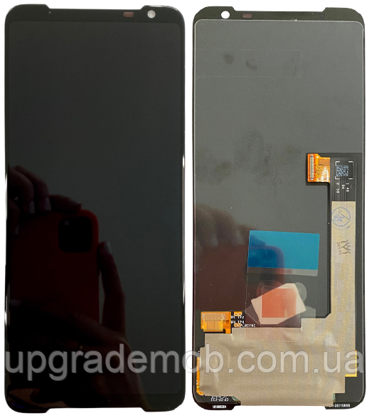Дисплей модуль тачскрин Asus ROG Phone 3 ZS661KS/ZS661KL чорний Amoled оригінал, фото 1