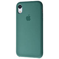 Чехол Silicone Case для iPhone XR Pine Green (силиконовый чехол pine green силикон кейс на айфон Хр 10р)