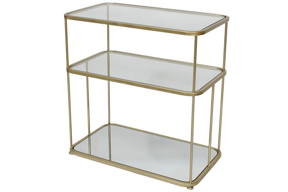 Полиця металева Mute, 58см, колір - золото ТОВАР ВІД ВИРОБНИКА