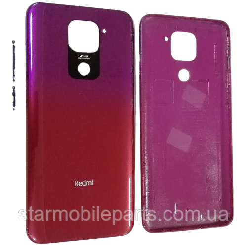 Задня кришка для Xiaomi Redmi Note 9 червоно-фіолетова