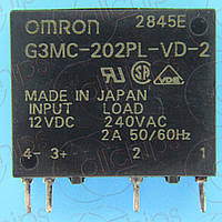 Реле 12В 2А Omron G3MC-202PL-VD-2-12VDC relay б/у
