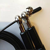 Скакалка Crossfit металева на підшипниках, фото 4