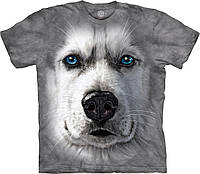 Футболка The Mountain Siberian Husky Grey Сибирский Хаски 10C219120562