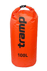 Гермомішок Tramp PVC Diamond Rip-Stop помаранчевий 100л (TRA-210-orange)