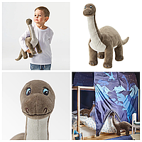 Игрушка динозавр Бронтозавр 55 см IKEA JÄTTELIK детская мягкая плюшевая игрушка ЄТТЕЛІК ИКЕА
