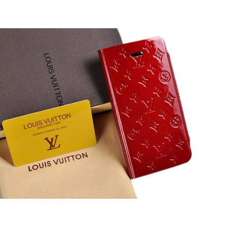Чохол Louis Vuitton книжка для IPhone 5/5S Червоний
