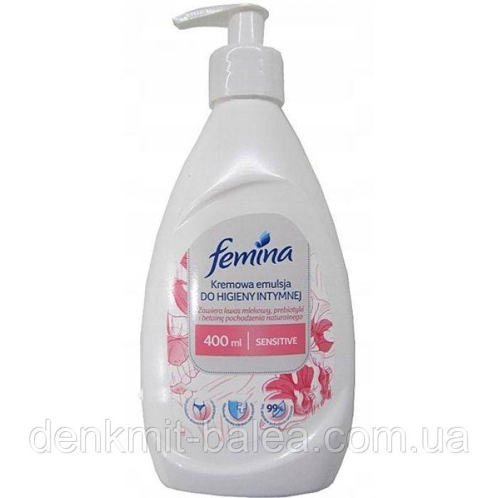 Емульсія для інтимної гігієни Ніжний дотик Femina Sensitive 400 мл (запаска)
