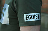 Жовта чоловіча футболка приталена "EGOIST". Vlad&K, фото 10