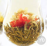 Чай білий елітний Квітка Кохання в'язаний китайський чай 50 г, фото 5