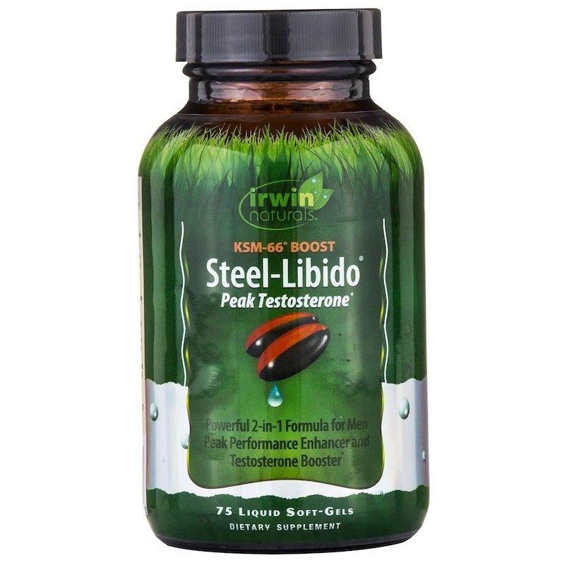 Irwin Naturals Steel-Libido Peak Testosterone 75 гелевих капсул, фото 1