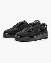 Кросівки Nike Air Force 1 Low Stussy Black, фото 3