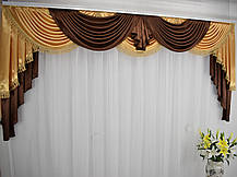 Готовий ламбрекен "Каліпсо Золото", 3м, фото 5