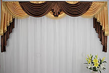 Готовий ламбрекен "Каліпсо Золото", 3м, фото 4