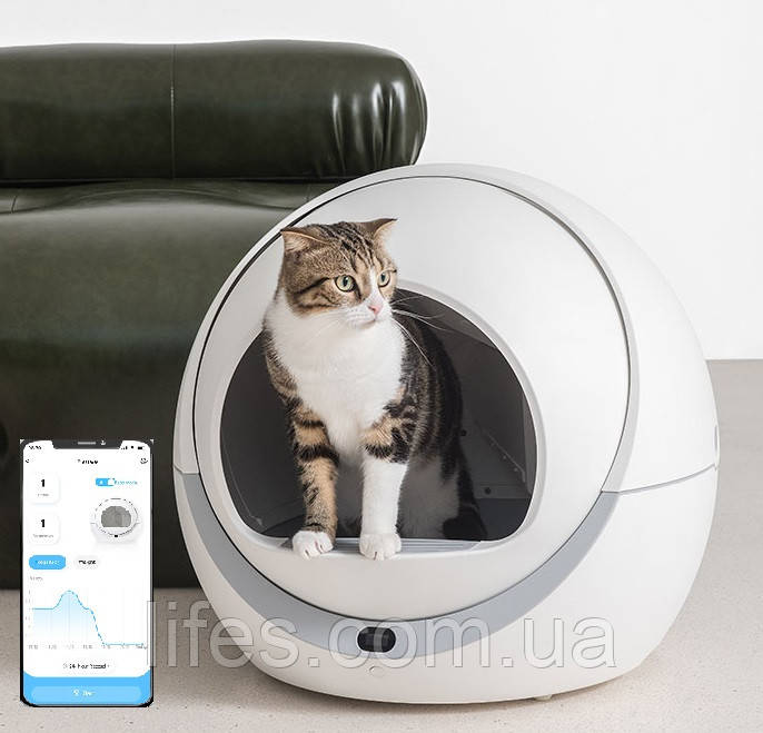 Автоматичний туалет для кішок Petree WIFI