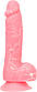 Фаллоімітатор, що світиться в темряві ADDICTION - BRANDON - 7.5" - PINK G.I.D. /W PB + віброкуля, 19х3,8 см., фото 2