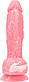 Фаллоімітатор, що світиться в темряві ADDICTION - BRANDON - 7.5" - PINK G.I.D. /W PB + віброкуля, 19х3,8 см., фото 4