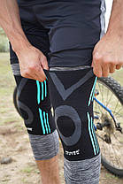 Наколінники Power System PS-6021 Knee Support Evo Black/Blue (пара) XL, фото 2