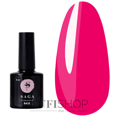 Цветная база SAGA Professional Tropical Base №02 неоновый фуксия 8 мл ...