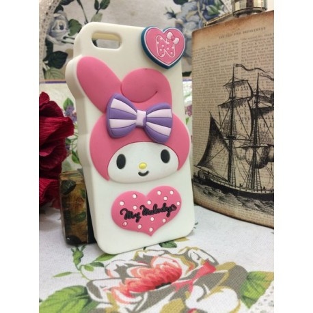 Силіконовий Чохол My Melody на IPhone 4/4S Білий