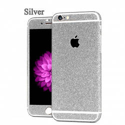 Алмазна наклейка Diamond для iPhone 7 Plus Срібляста