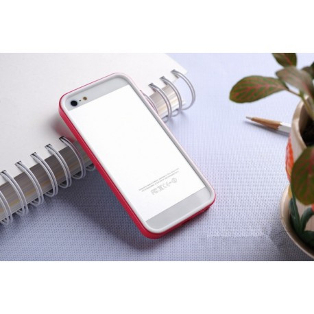 Бампер SGP Neo Hybrid EX Slim White/Red для iPhone 5/5S