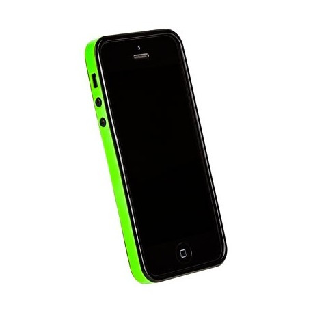 Бампер SGP Neo Hybrid EX Slim Black/Green для iPhone 5/5S