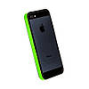 Бампер SGP Neo Hybrid EX Slim Black/Green для iPhone 5/5S, фото 4