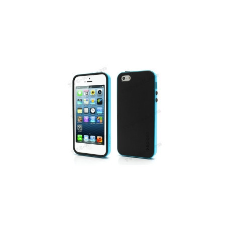 Бампер SGP Neo Hybrid EX Slim Black/Blue для iPhone 4/4S