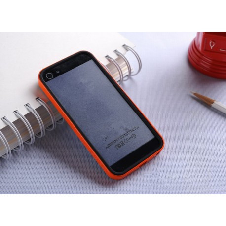 Бампер SGP Neo Hybrid EX Slim Black/Orange для iPhone 4/4S
