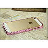 Бампер Aluminum Knuckle для iPhone 5/5S Рожевий, фото 2