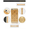 Чохол Накладка силіконовий для IPhone 5/5S Золотий, фото 6