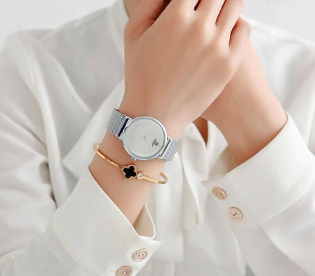 Жіночі наручні годинники Hemsut Women Grey, фото 1