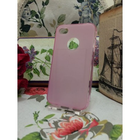 TPU Матовий силіконовий чохол iPhone 4/4S, Рожевий