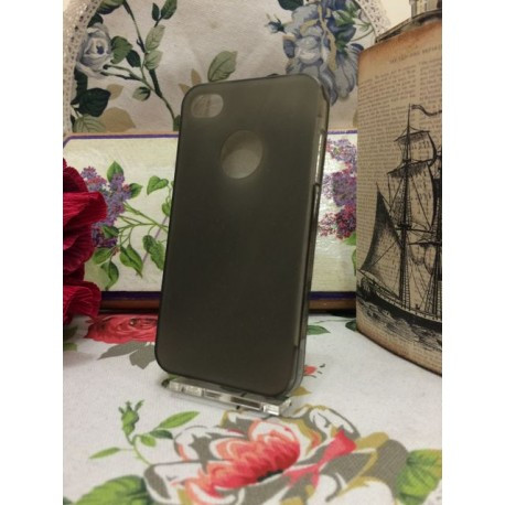 TPU Матовий силіконовий чохол iPhone 4/4S Матовий сірий