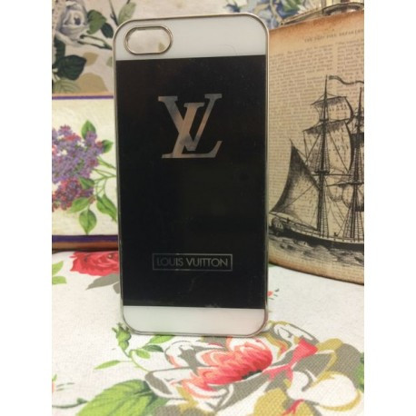 Алюмінієва Накладка LV для iPhone 5/5S Чорна