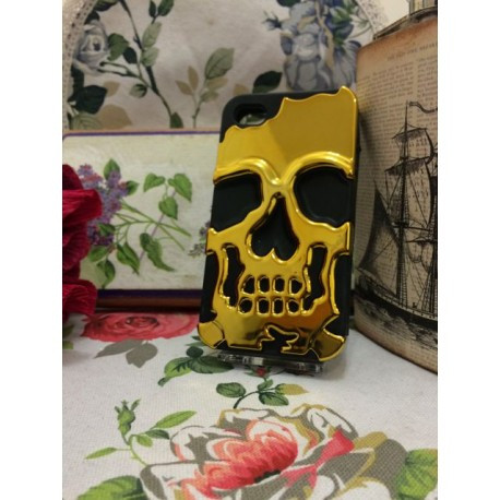 Чохол Череп Skull Head для iPhone 4/4S Жовтий