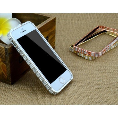 Бампер Bulgari Luxury Silver Snake зі стразами для iPhone 6/6S (4.7)