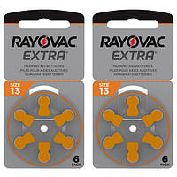 Батарейки для слухових апаратів Rayovac EXTRA 13 (12шт)