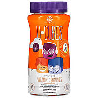 Вітамін С для Дітей, Апельсин Полуниця, U-Cubes, children's Vitamin C, Solgar,90 Жувальних Цукерок